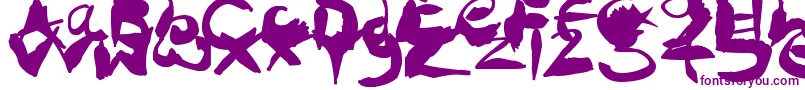 CrazyInkSplats Font – Purple Fonts