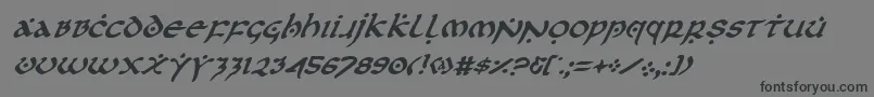 Firstv2i Font – Black Fonts on Gray Background