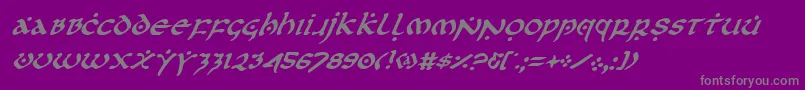 Lisätietoja Firstv2i-fontista Firstv2i-fontti – harmaat kirjasimet violetilla taustalla