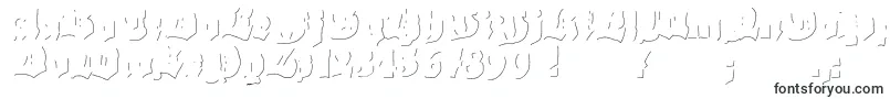 Grobehand3D-Schriftart – Schriftformen