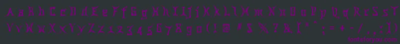 Chinatwn Font – Purple Fonts on Black Background