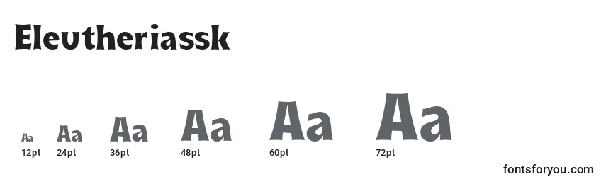 Eleutheriassk Font Sizes