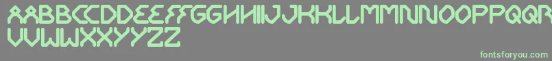 GetReady-Schriftart – Grüne Schriften auf grauem Hintergrund