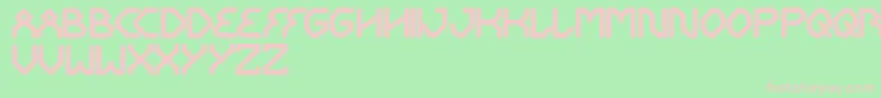 GetReady Font – Pink Fonts on Green Background