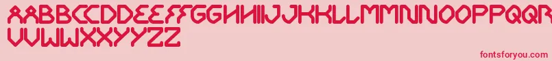 GetReady Font – Red Fonts on Pink Background
