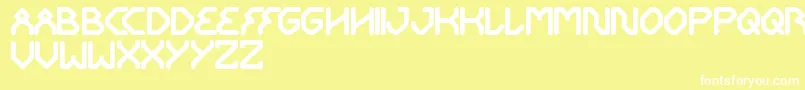 GetReady Font – White Fonts on Yellow Background