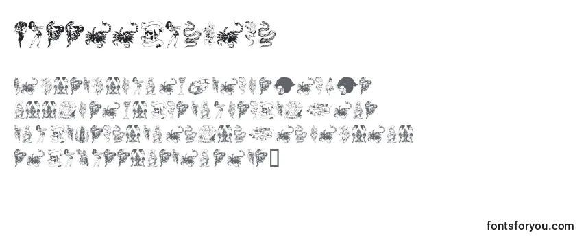 Обзор шрифта Tattooparlour