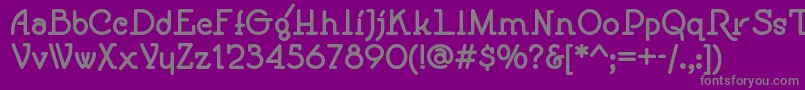 Fonte Speedballno1nf ffy – fontes cinzas em um fundo violeta