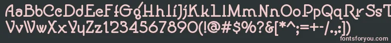 Speedballno1nf ffy Font – Pink Fonts on Black Background