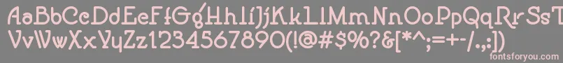 Speedballno1nf ffy Font – Pink Fonts on Gray Background