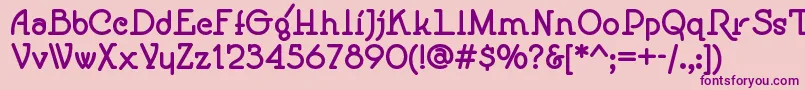 Speedballno1nf ffy Font – Purple Fonts on Pink Background