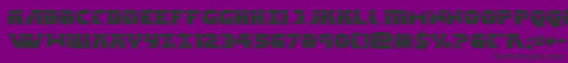 Ninjagardenlaser Font – Black Fonts on Purple Background