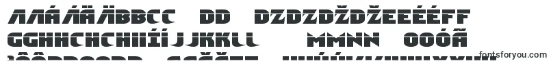 Шрифт Ninjagardenlaser – словацкие шрифты