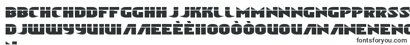 Ninjagardenlaser-Schriftart – kreolische Schriften