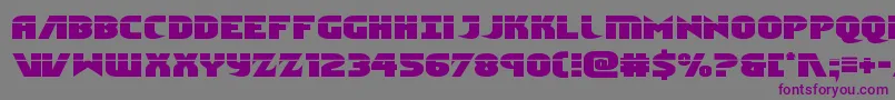 Ninjagardenlaser Font – Purple Fonts on Gray Background