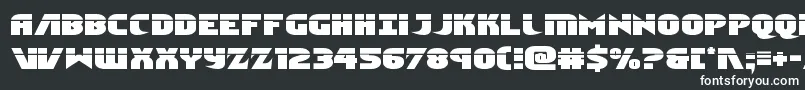 Шрифт Ninjagardenlaser – белые шрифты