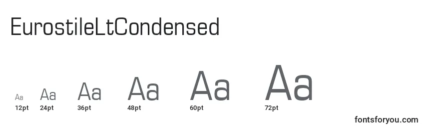 EurostileLtCondensed Font Sizes