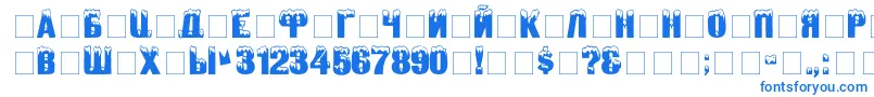 Zanesennyjc Font – Blue Fonts