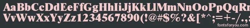 Nwtx Font – Pink Fonts on Black Background