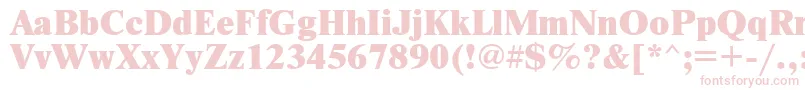 Nwtx Font – Pink Fonts on White Background