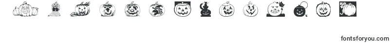 Шрифт Punkins – шрифты Halloween