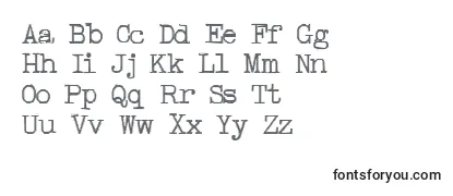 TypeRight-fontti