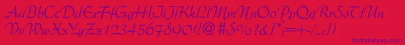 More about ArkansasdbNormal Font ArkansasdbNormal Font – Purple Fonts on Red Background