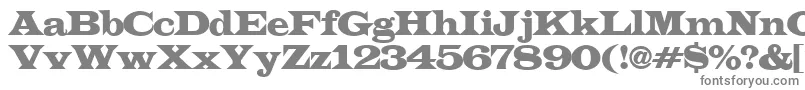 Шрифт ALatinoexp – серые шрифты на белом фоне