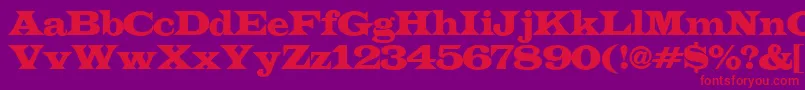 ALatinoexp Font – Red Fonts on Purple Background