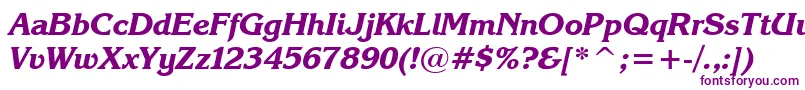 KarinaBlackItalic-fontti – violetit fontit