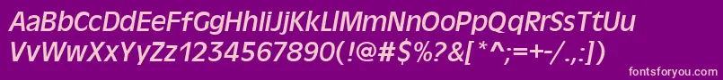 Lisätietoja AntiqueolitItalic-fontista AntiqueolitItalic-fontti – vaaleanpunaiset fontit violetilla taustalla