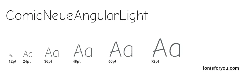 ComicNeueAngularLight Font Sizes