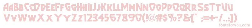 Popularcafenf Font – Pink Fonts on White Background