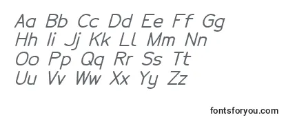 TecnicoBolditalic Font