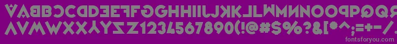 VarietРІJongleur Font – Gray Fonts on Purple Background