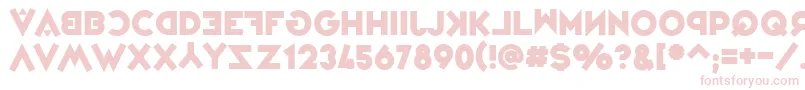 VarietРІJongleur Font – Pink Fonts on White Background