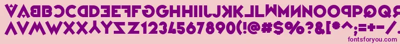VarietРІJongleur Font – Purple Fonts on Pink Background