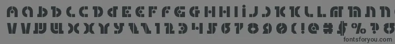 Questloktitle Font – Black Fonts on Gray Background