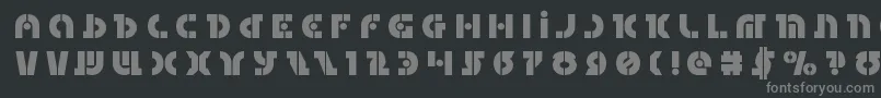 Questloktitle Font – Gray Fonts on Black Background