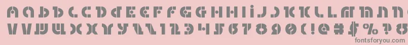 Questloktitle Font – Gray Fonts on Pink Background