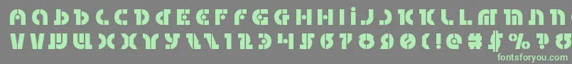 Questloktitle Font – Green Fonts on Gray Background