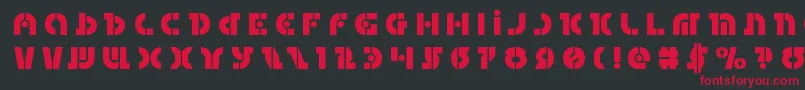 Questloktitle Font – Red Fonts on Black Background