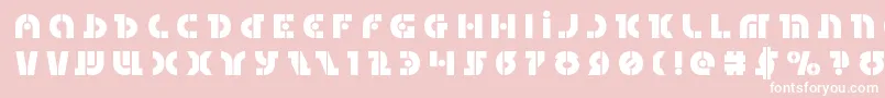 Questloktitle Font – White Fonts on Pink Background