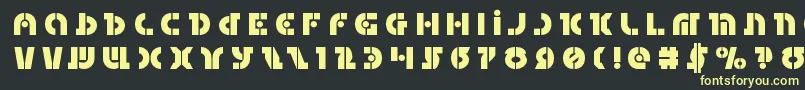 Questloktitle Font – Yellow Fonts on Black Background