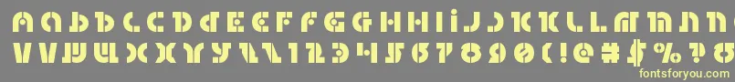 Questloktitle Font – Yellow Fonts on Gray Background