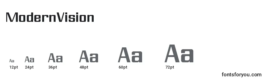ModernVision Font Sizes