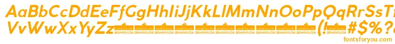 Police CocogothicBolditalicTrial – polices orange