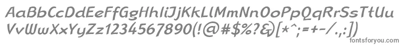 Шрифт LinotypeRanaMediumItalic – серые шрифты
