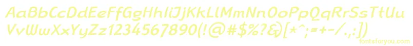 LinotypeRanaMediumItalic Font – Yellow Fonts