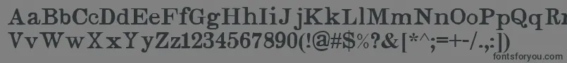 Judges Font – Black Fonts on Gray Background